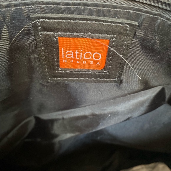 Black Leather Duffel Bag - Picture 6 of 7